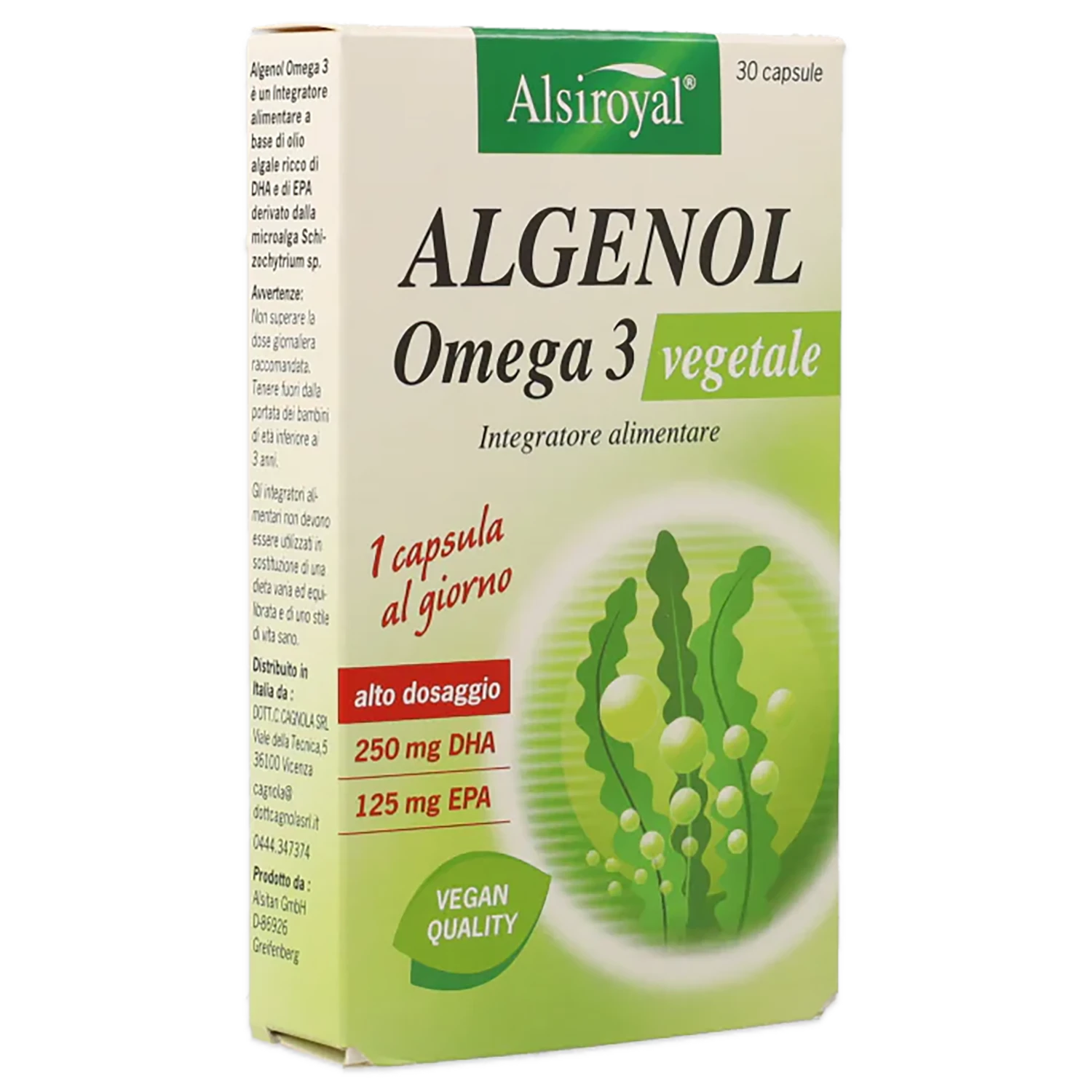 Algenol Omega 3 Vegetale 30 cps