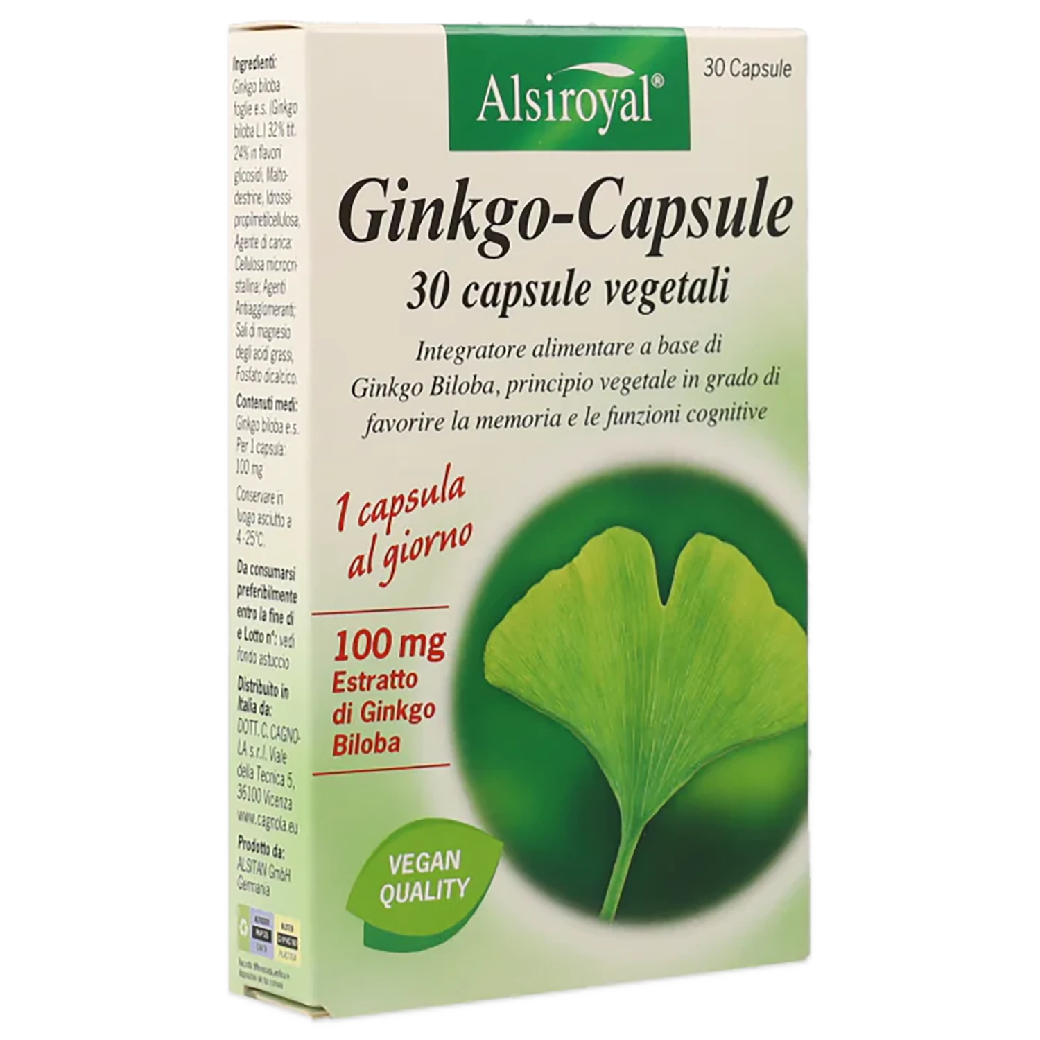 Ginko capsule 30 cps.