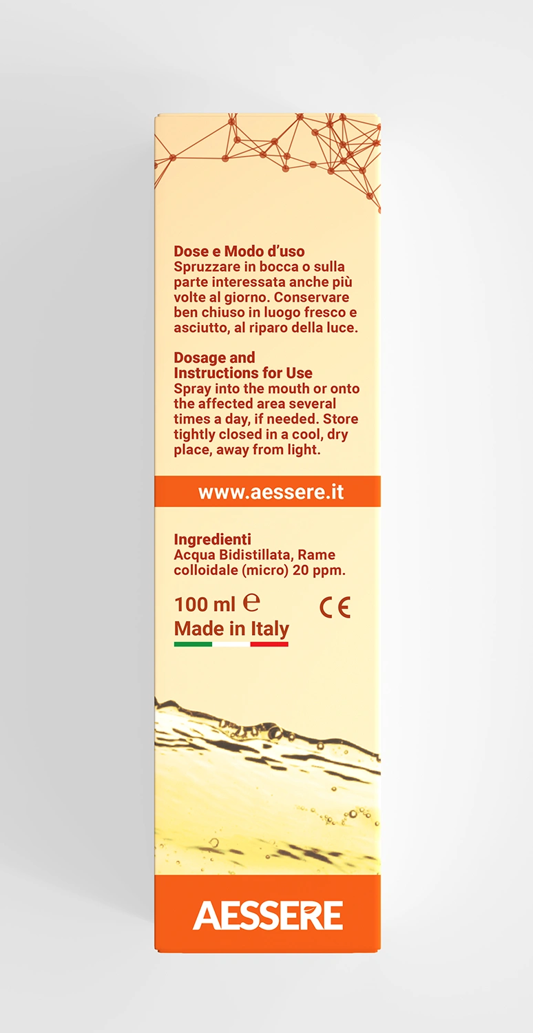 Rame Colloidale Plus Spray 20 ppm 100 ml - immagine 2