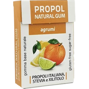 Chewing Gum alla Propoli con Stevia 25 gr.  Agrumi