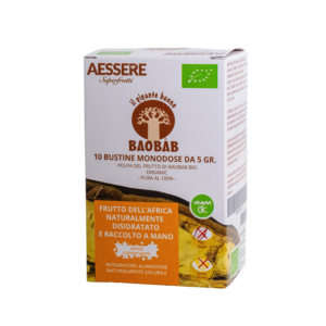 Baobab Aessere - Polpa monodosi 10 (10 x 5 gr.) BIO