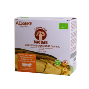 Baobab Aessere - Polpa monodosi 20 (20 x 5 gr.) BIO
