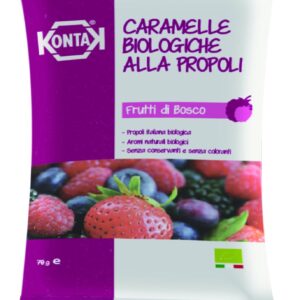 Caramelle con Propoli in busta da 70 gr. Frutti di bosco