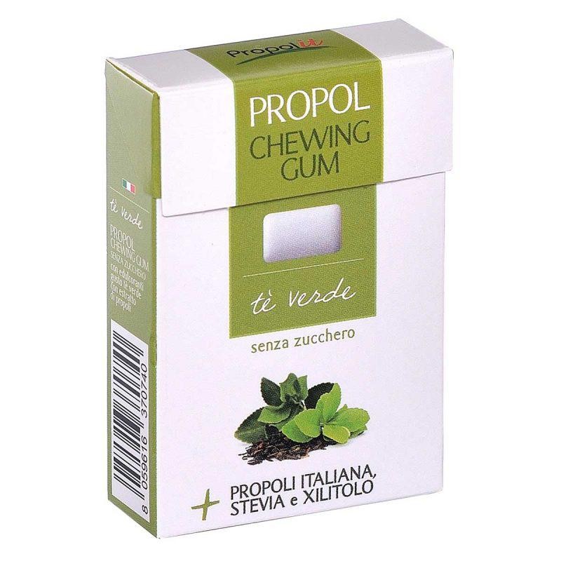 Chewing Gum alla Propoli con Stevia 25 gr. Te' Verde