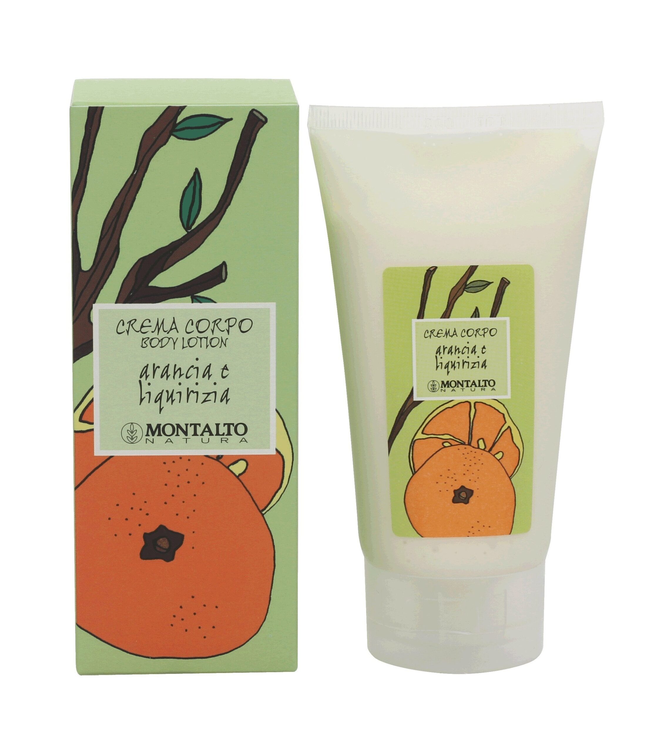 Crema Corpo Arancia e Liquirizia 150 ml.