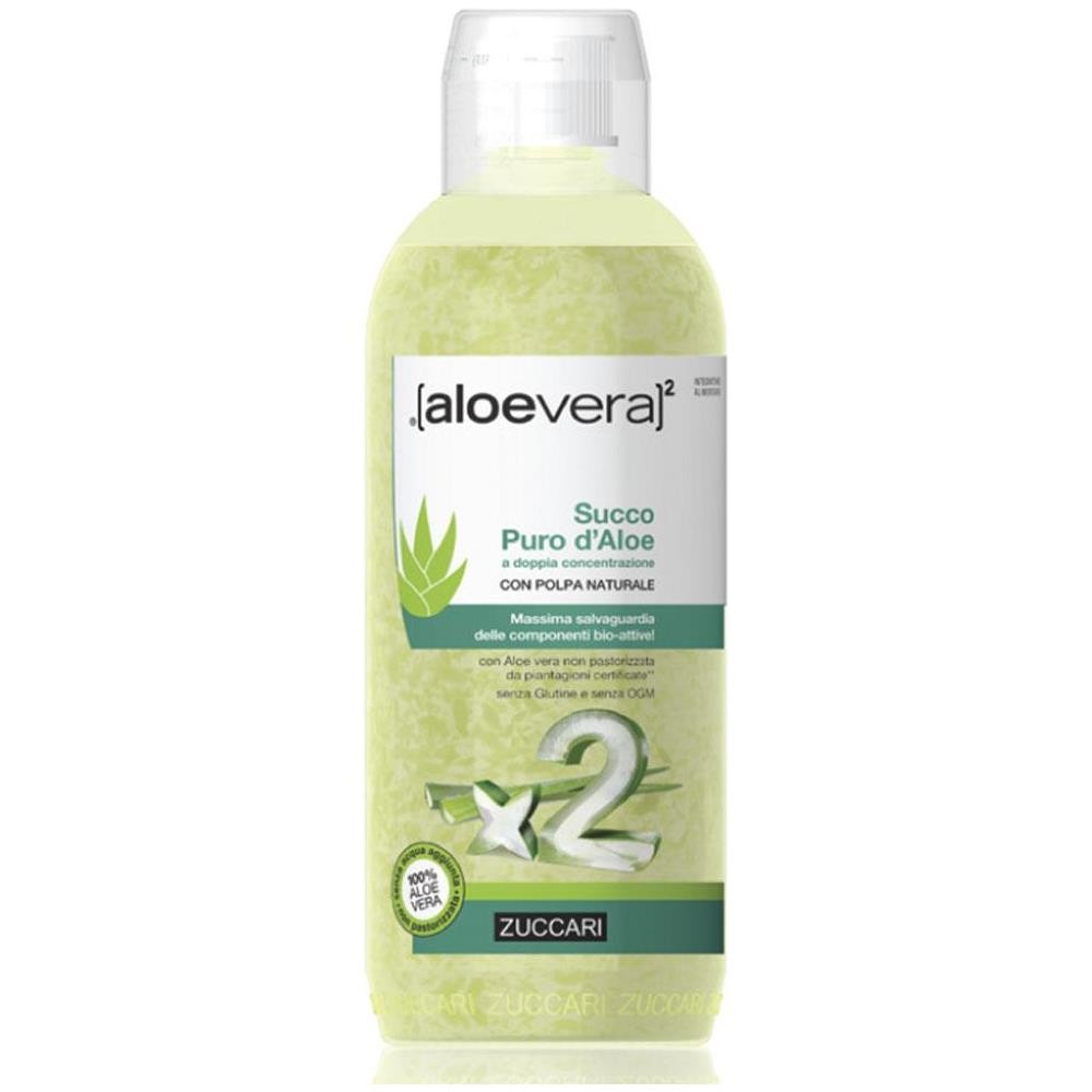 Succo Puro d'Aloe a doppia concentrazione 1000 ml.
