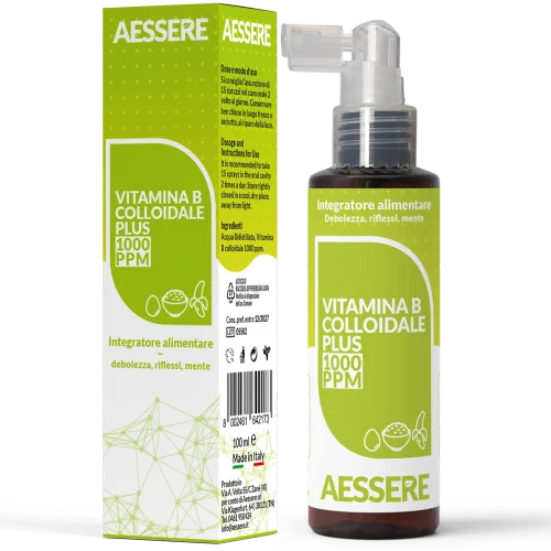 Vitamina B colloidale Plus Spray 1000 ppm 100 ml