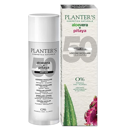Acqua Micellare anti-age con Aloe Vera e Pitaya 200 ml
